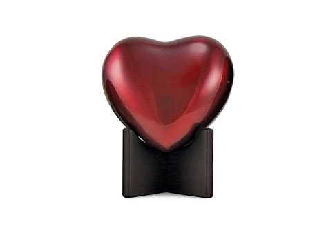 Arielle Heart Urn - Ruby-image