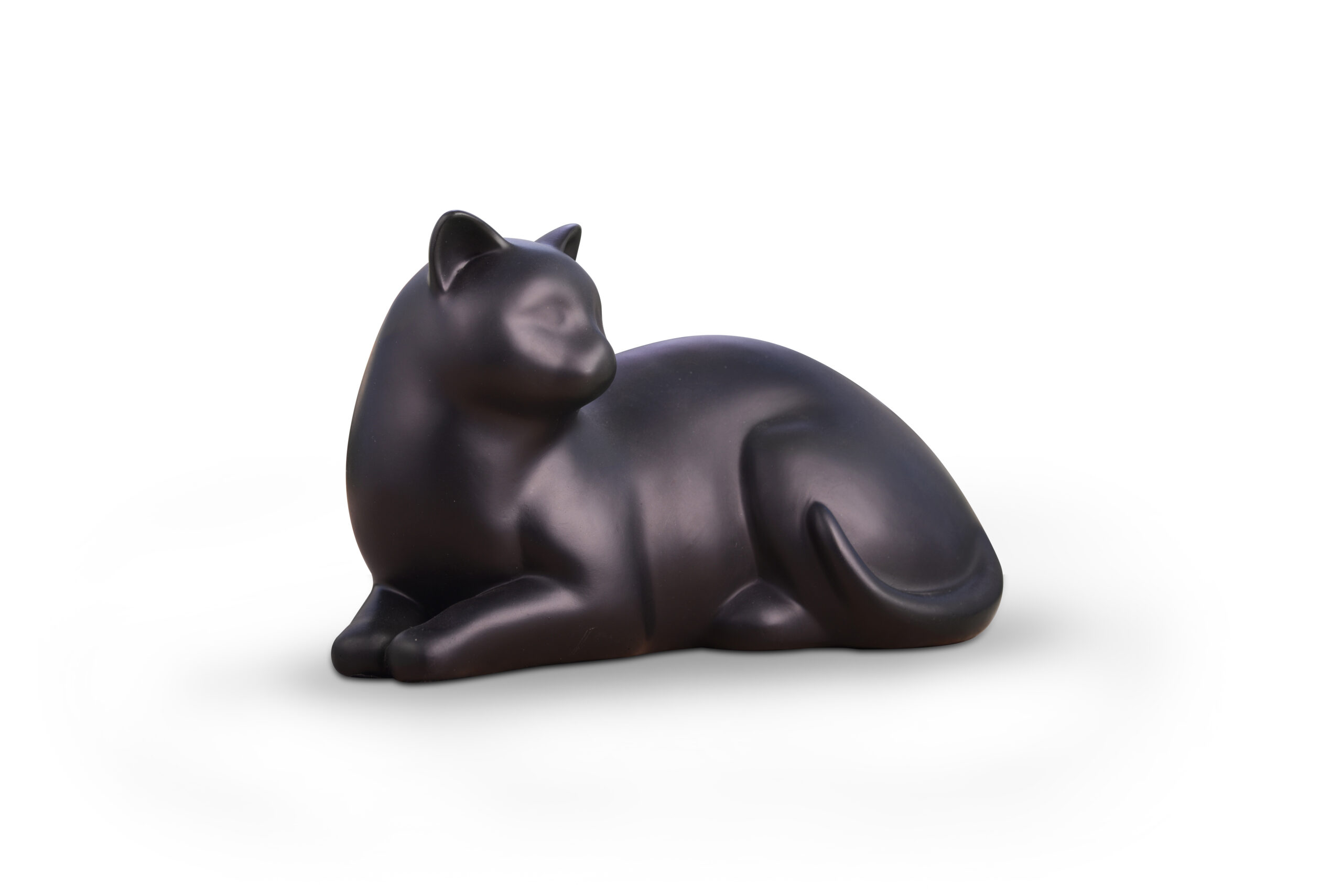 Cozy Cat Urn - Black-image