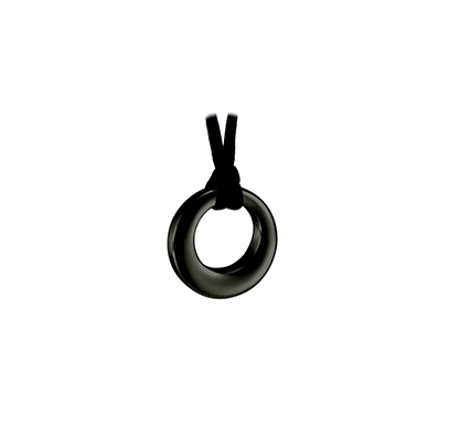 Circle of Life Pendant - Blued Steel-image