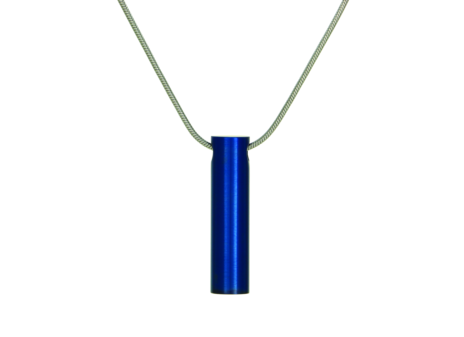 Cylinder Keepsake Pendant - Blue-image