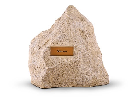 Lasting Memories Sandstone Rock Urn-image