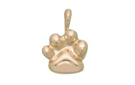 Paw Pendant - Gold Vermeil-image