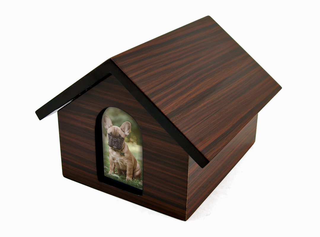 Dog House Urn - Brown-image