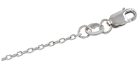 20 Inch Cable Chain - 14K White Gold-image