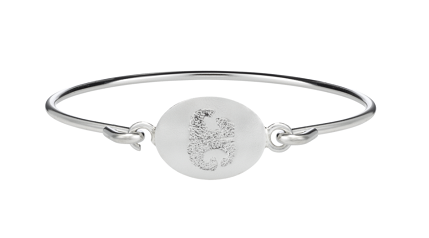 Bangle Bracelet 7.5 with nose print-image