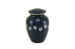 Classic Paw Print Urn - Blue-image