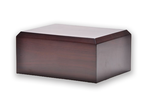 Traditional Solid Wood Urn - Walnut-image