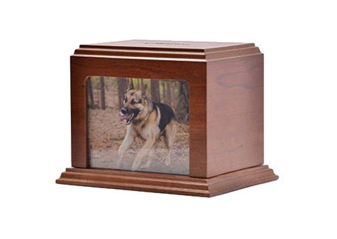Elegant Photo Urn - Cherry-image